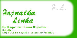 hajnalka linka business card